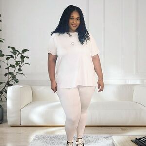 Women's Cream Legg Set